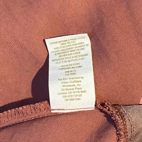 Rare Free People slip mini dress high low pastel orange Size 0/XS - Picture 10 of 16